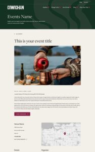 Event-Detail-Tourism-Cowichan-UI-Web-Design