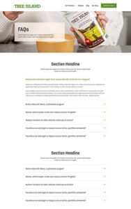 FAQs-Tree-Island-Yoghurt-UI-Design-Website