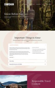 Know-Before-You-Go-Tourism-Cowichan-UI-Web-Design