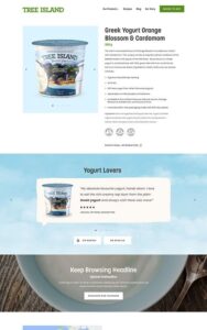 Products-Detail-Tree-Island-Yoghurt-UI-Design-Website